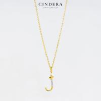 ราคา สร้อยคอทองคำแท้ จี้ตัวอักษร ประดับเพชร ทอง 9K ITALY 375 (13112154519)