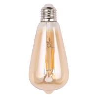 ราคา Dimmable E27 4W Edison Retro Vintage Filament ST64 COB LED Bulb Light Lamp Body Color Golden Cover Light Color Gold Yellow 2200K Voltage 220V (16679989660)