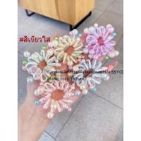 ราคา หนังยางรัดผม เกลียวใหญ่ สีสันสวยงาม สไตล์เกาหลี สีโฮโลแกรม สีเยลลี่เป็นที่นิยม พร้อมส่งจากไทยส่งเร็วทันใช้ (15891367022)