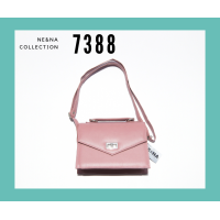 ราคา กระเป๋าเเฟชั่นผู้หญิงสะพายข้างทรงกล่อง No 7388 NE NA Collection Bag (20110397084)