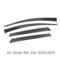 ราคา 4ชิ้นคิ้วกันสาดล้อรถที่บังแดดสำหรับ Honda CRV HRV Vezel Civic Accord City Fit Spirior Odyssey (11272593825)