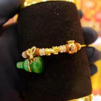 ราคา ข้อมือปี่เซียะแพนโดร่า เกลียวทองเหลือง น้ำหนักทอง 0 1 0 15 กรัม ทองคำแท้ 99 99 24K ยาว 15 18 cm ปรับได้ (7527178806)