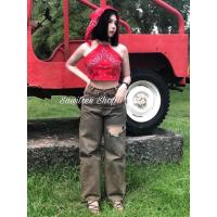 ราคา กางเกงยีนส์ขากระบอกสนิม มือ2 (14245633642)