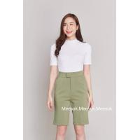 ราคา กางเกงขา 3 ส่วน ทรงขากระบอก ผ้าโรเชฟเกรดA ไม่ขึ้นขน ยืดได้ งานตัดเย็บในไทย ไม่ใช่งานจีน (10016686581)