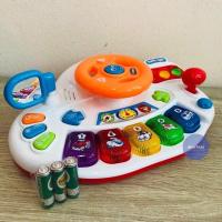 ราคา ฟรีถ่านPANASONIC พวงมาลัยของเล่นสำหรับเด็ก มีออร์แกนพาเพลิน แสนสนุก มีเพลง มีไฟ RP 2013 (18542928818)