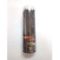 ราคา KTS ดินสอดำตราช้าง Blacklead Pencils เกรด 2B บรรจุ 50แท่ง (16372585673)