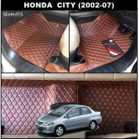 ราคา พรมปูพื้นรถยนต์ 6D HONDA CITY 2002 07 พรม6D QX สวยงาม เข้ารูป ตรงรุ่นรถ 3ชิ้น (6754998600)