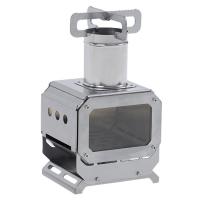 ราคา Wood Stove Portable Camping Stove Lightweight Stove Wood Burning Camping Stove Camping Backpacking Stove Foldable Wood Stove for Outdoor Hiking Camping Picnic Stove presents (20702264389)