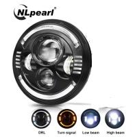 ราคา Nlpearl ไฟหน้ารถจักรยานยนต์สากลขนาด 7 นิ้วไฟหน้ารถจักรยานยนต์แบบลอยตัว Led Spot Light Filed 4x4 สำหรับ Jeep Wrangler JK ปิดถนนมุมดวงตารอบไฟหน้า 12V 24V (12338029965)
