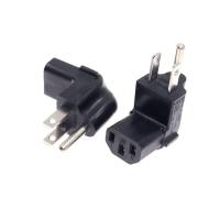 ราคา มุม3 Prong USA C13ถึง NEMA 5 15P ปลั๊กอะแดปเตอร์มาตรฐานคอมพิวเตอร์อะแดปเตอร์15A 125V (8750234268)