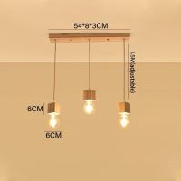 ราคา โคมไฟโต๊ะอาหารไม้ โคมไฟระย้า สไตล์ญี่ปุ่น โคมไฟห้อยห้องนอน โคมไฟห้องครัวมินิมอล โคมไฟคาเฟ่ โมเดิร์น (19725297038)