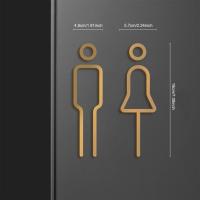 ราคา ป้ายการตกแต่งบ้านป้ายทางเข้าห้องน้ำ WC สัญลักษณ์สัญลักษณ์ห้องน้ำสถานที่สาธารณะสำหรับโรงแรมสำนักงานบ้านร้านอาหารชายหญิง (20846171068)