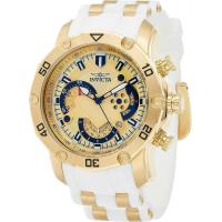 ราคา Invicta Mens 23424 Pro Diver Analog Display Quartz White Watch (20426668699)