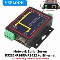 ราคา Ethernet Network Serial Port Converter RJ45เป็น RS232 RS485 RS422 Industrial Device Server รองรับ Tcp rtu udp พร้อมสายไฟ (16700074783)