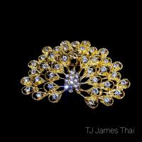 ราคา เครื่องประดับชุดไทย เข็มกลัดชุดไทย เข็มกลัดทองประดับเพชร ขนาดใหญ่เส้นผ่าศูนย์กลางประมาณ 6 5 cm ใช้สำหรับกลัดสังวาลย์ กลัดสไบ กลัดหน้าอก (13360368614)