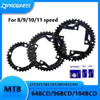 ราคา PROWHEEL แหวนโซ่22 24 30 32 40 42 44ฟันจักรยานเสือภูเขา64BCD 96BCD 104BCD โซ่ล้อจักรยานแคบกว้าง Chainring พอดี8 9 10 11ความเร็วขี่จักรยานชิ้นส่วน (15838247373)
