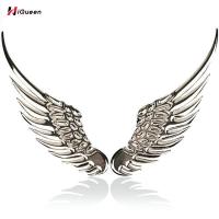 ราคา Hiasan Mobil ปีกนางฟ้าสเตอริโอโลหะสติ๊กเกอร์ติดรถ3D สำหรับรถยนต์สติกเกอร์ติดรถยนต์ปีกใหญ่3D รถโครเมี่ยม (18567906647)