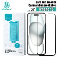 ราคา ฟิล์มกระจกเทมเปอร์ชุด Nillkin EZ เหมาะสำหรับ iPhone 15ปกป้องหน้าจอฟิล์มกันรอยกันกระแทกคุณภาพสูงและติดตั้งเครื่องมือการติดตั้ง (21194135056)