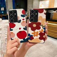 ราคา KOSLAM เคสโทรศัพท์กันตกหนังดอกไม้ที่สวยงามสำหรับ Samsung Galaxy S23 FE S23 S23 S23 UItra S22 S22 S22 UItra S21 S21 S21 FE S21 FE S20 Note 20 4G 5G Note 12 pro 4G 5G Note 20 Ukrae เคสไอโฟนใส่ใหม่ปลอกโท