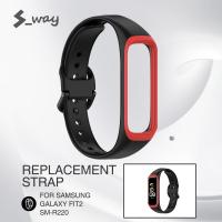 ราคา S Way Soft ซิลิโคนสายรัดสำหรับ Samsung Galaxy Fit2 SM R220สร้อยข้อมือสายนาฬิกาเปลี่ยนได้สำหรับ Samsung Galaxy Fit2 (7817150596)