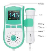 ราคา Carejoy 3 MHz LCDจอแสดงผลเครื่องฟังเสียงทารกในครรภ์ก่อนคลอดหัวใจเครื่องตรวจอัตราการเต้นของหัวใจทารก (1011538536)