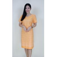 ราคา ชุดเดรสผ้าฝ้าย ชุดเดรสพื้นเมือง ชุดผ้าฝ้ายลายขอ ชุดผ้าไทย ชุดผ้าฝ้าย ชุดคุณครู ชุดทำงาน ชุดเดรสผู้หญิง (17452472192)