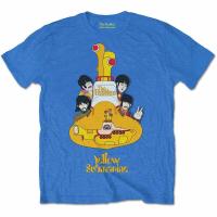 ราคา เสื้อยืดวงดนตรีTop Sale Mens Short Sleeve The Beatles Yellow Submarine Sub T Shirt New Summer Cal Loose Tee for Dad S 5XL (20401426969)