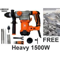 ราคา J RH3532 50324 PUMPKIN สว่านโรตารี่ 3 ระบบ 32mm รุ่นJ RH3532 1500W เต็ม งานหนัก PUMPKIN (19242142884)