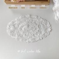 ราคา แผ่นรองถาดรองจานลูกไม้ลายดอกฉลุลายแบบกลมสไตล์ INS แนวยุโรปผ้าคลุมเครื่องประดับสำหรับถ่ายรูปแผ่นรองจานสไตล์จีนโบราณ (19991005858)