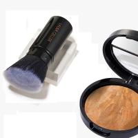 ราคา Cross border LAURA GELLER with cover telescopic cosmetic brush powder paint fur portable fluffy powder cheek is red brush (19507957768)