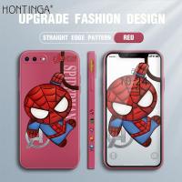ราคา Hontinga เคสโทรศัพท์มือถือ เคสไอโฟน ลายสไปเดอร์แมน สำหรับIphone 6 6S 7 8 Plus SE 2020 (8908509936)