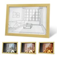 ราคา การตกแต่งภาพวาดแสงเครื่องตกแต่งฝาผนังภาพวาดไฟ Led 3สีภาพวาดไฟ Led ส่องสว่างภาพเรืองแสงภาพวาดศิลปะแสงสำหรับห้องนั่งเล่นตกแต่งศิลปะฝาผนังขนาด9 3X7 3นิ้ว (20709947668)