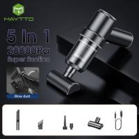 ราคา MAYTTO 20000Pa เครื่องเป่าลมมือถือในรถยนต์เครื่องเป่าลมมือถือเครื่องดูดฝุ่นเครื่องดูดฝุ่นขนาดเล็กไร้สายแบบ5 In 1รถบ้านเครื่องดูดฝุ่นแบบมือจับเครื่องดูดฝุ่นเครื่องดูดฝุ่นทำความสะอาดแอร์สำหรับคีย์บอร์ดค