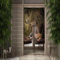 ราคา Fashion 2023 Tiger Animal Door Louver Window Wildlife Leaving Partition Wall Entrance Japanese Louver Decoration Room Hanging Half Curtain (19818375601)