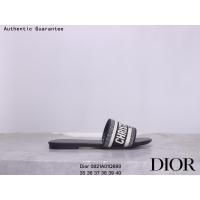 ราคา คริสเตียน ดิออร์ Authentic Christian Dior แท้ Elegant Christian Dior Womens Slides 2023 Spring Collection แบรนด์หรู รองเท้ากีฬา รองเท้าแตะ รองเท้าสำหรับวันหยุดชายหาด รองเท้าแตะผู้ชาย รองเท้าแตะผู้หญิง