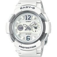 ราคา Casio Baby G หน้าปัดคู่เวลาโลก BGA 210 7B4นาฬิกาดิจิตัลอะนาล็อก (17560340493)