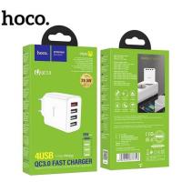 ราคา ส่งจากไทย ที่ชาร์จ ขากลม หัวชาร์จไว3 0 18W Hoco รุ่น C102A หัวชาร์จมี 4 พอร์ตให้ชาร์จ ชาร์จได้หลายเครื่องพร้อมกัน งานดี ส่งไว (19713396024)