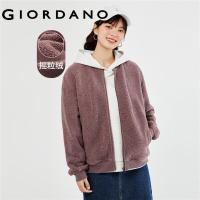 ราคา Giordanoผู้หญิง แจ็คเก็ตเบสบอลไหล่หลวมตุ๊กตาขนแกะ Free Shipping 05372855 (20222005647)