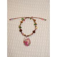 ราคา กำไลเชือกถัก จี้เรซิ่น จากดอกไม้แห้ง แนวแฟร์รี่ แนวป่า มี3แบบ (20582130298)