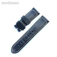 ราคา Graphm เหมาะสำหรับสายนาฬิกาหนัง Panerai Panerai หนังเครซีฮอร์สย้อนยุคของผู้ชายสายสีเทาควัน22 24 26มม (19763151043)