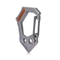 ราคา KeyUnity KU02ไทเทเนียม EDC 7 In 1พวงกุญแจคาราบิเนอร์เครื่องมืออเนกประสงค์ ประแจ ไดร์เวอร์ชิ้นส่วนสกรู ที่เปิดกระป๋อง แผ่นสำหรับงัดซ่อมล้อจักรยาน ไขควง (21086181590)