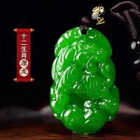 ราคา หยกธรรมชาติ Hetian หยกหยกจีนราศีแขวนเชือกชีวิตนี้จี้สร้อยคอจี้พระพุทธรูปผู้ชายและผู้หญิง (10680879675)