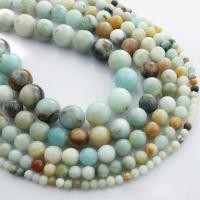ราคา 15 38cm Strand Round Natural Amazonite Stone Rock 4mm 6mm 8mm 10mm 12mm Beads lot for Jewelry Making DIY Bracelet (11314804472)