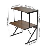 ราคา โต๊ะวางของในครัว โต๊ะไมโครเวฟ ชั้นวางไมโครเวฟ ชั้นวางของในครัว อเนกประสงค์ ชั้นวางของ2ชั้น ชั้นวางคร่อมไมโครเวฟ (7846209317)