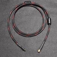 ราคา HiFi Sliver ชุบ USB C ถึง B สาย USB Type C ถึง B Audio Data Cable 5N DAC Otg โทรศัพท์มือถือ Thunderbolt DAC Cable (13374485653)