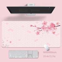 ราคา Cherry Pink Gaming Mouse Pad แผ่นรองเมาส์ แผ่นรองเมาส์ขนาดใหญ่ (18748724472)