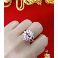 ราคา แหวนนากพลอยชมพู แหวนนากเพชรล้อมพลอย แหวนนากสวยๆ (13209153731)
