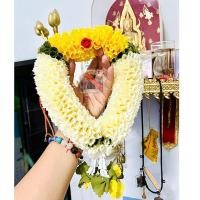 ราคา พวงมาลัยไหว้พระ พวงมาลัยไหว้สิ่งศักดิ์สิทธิ์ พวงมาลัยไหว้แม่ พวงมาลัยไหว้ผู้ใหญ่ พวงมาลัยหน้ารถ พวงมาลัยข้อมือ แบบผ้า (16299492208)