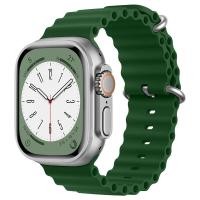 ราคา Ocean Strap For Apple Watch Band Ultra 49mm 44mm 40mm 45mm 41mm 42mm 38mm Band Silicone iWatch Bracelet 7 6 4 5 3 se 8 Strap (19568139091)