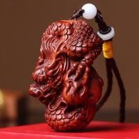 ราคา หน้าผาไม้ไซเปรสแกะสลักมังกรและนกฟีนิกซ์ Chengxiang dragon travels the world จี้มือจับแบบพกพา จี้มังกร หัตถกรรม ไม้แกะสลัก (19730172759)